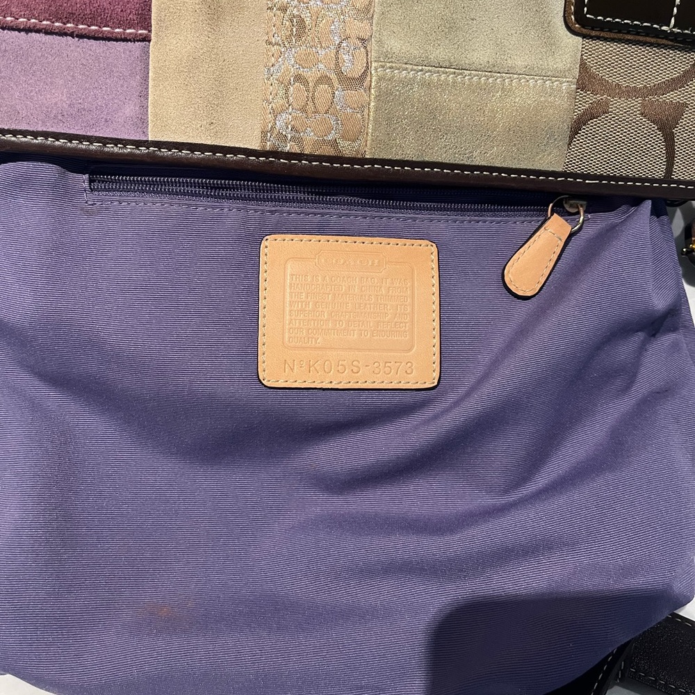 Coach Patchwork Shoulder or Crossbody Bag - Picture 11 of 15